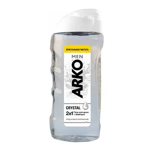 Гель-шампунь для чоловіків Arko Men 2 в 1 Crystal, 260 мл