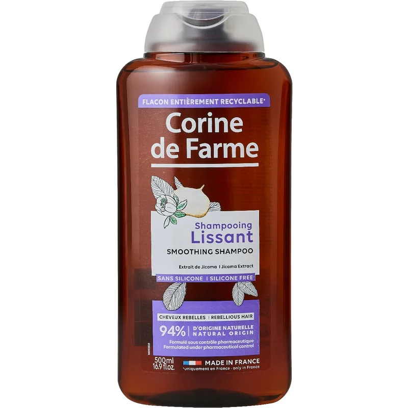 Шампунь Corine De Farme (Корін Де Фарм) вирівнюючий з ектрактом Хіками 500 мл
