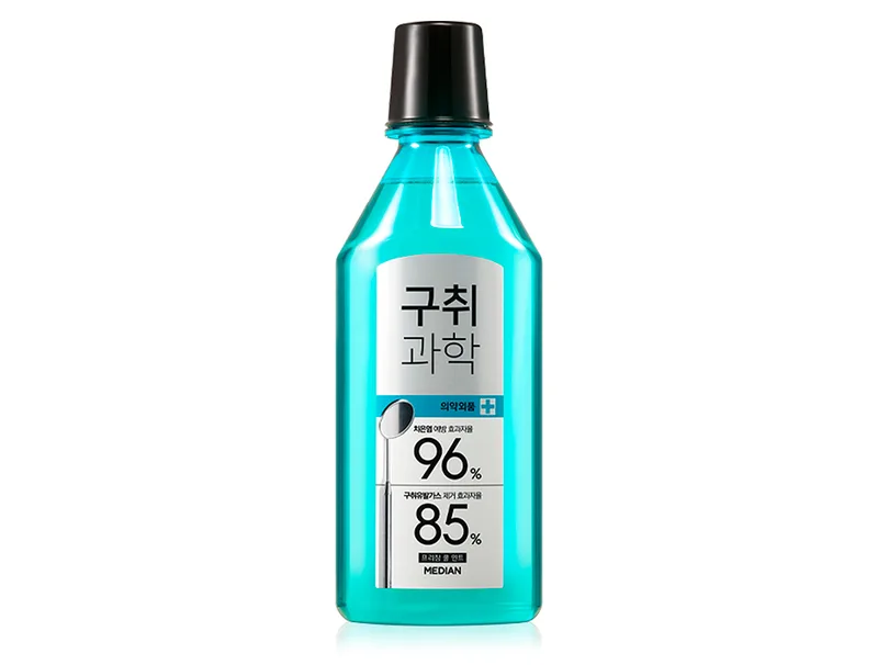 Ополіскувач для ротової порожнини «Свіжа м'ята» Median Bad Breath Science Freezing Cool Mint Mouthwash, 750мл