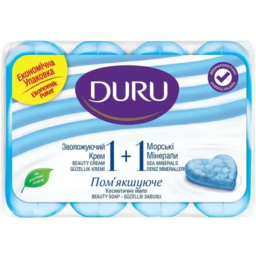 Мило Duru 1+1 Soft Sensations Морські мінерали зі зволожуючим кремом
