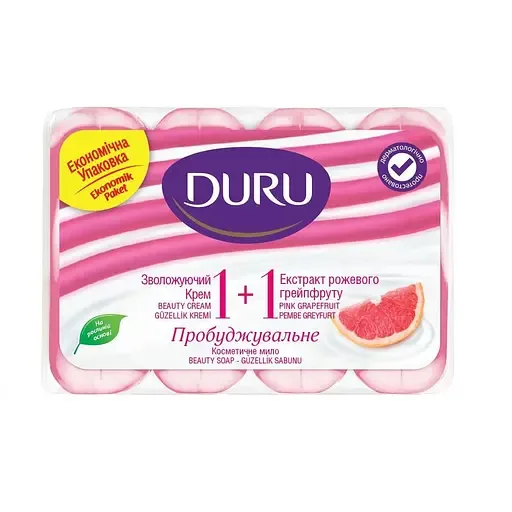Мило Duru 1+1 Soft Sensations Грейпфрут зі зволожуючим кремом