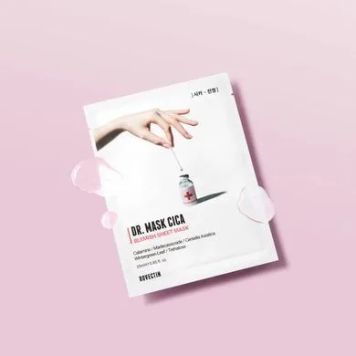 Rovectin Dr. Mask Cica Blemish – тканинна заспокійлива маска відновлююча з центеллою 1 шт.