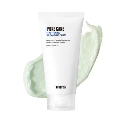 Rovectin Pore Care Tightening Cleansing Foam – очищуюча пінка для звуження пор 150 мл.