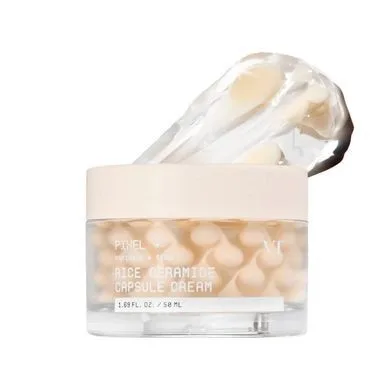 VT Cosmetics Rice Ceramide Capsule Cream – зволожувальний крем із капсулами з керамідами і рисом 50 мл