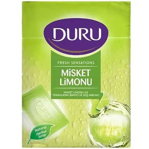 Туалетне мило для душу Duru Fresh Sensations Соковитий лайм, 600 г (4 х 150 г)