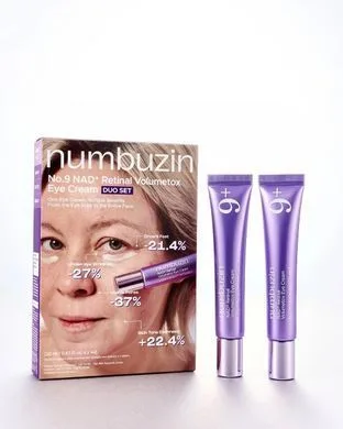 Numbuzin No.9 NAD+ Retinal Volumetox Eye Cream Tube DUO – набір із двох кремів під очі з ретиналем 20 мл + 20 мл