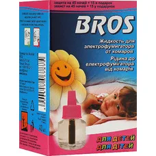BROS Жидкость от комаров д/детей 60 ночей