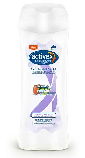 Антибактеріальний гель для душу Activex Sensitive, 450 мл