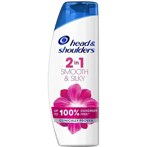 Шампунь та бальзам-обполіскувач проти лупи 2 в 1 Head & Shoulders Гладеньке та шовковисте 360 мл