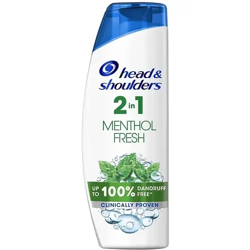 Шампунь та бальзам-обполіскувач проти лупи Head & Shoulders Свіжість ментолу 2 в 1 360 мл