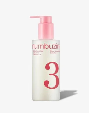 Numbuzin No.3 Bifida Bakuchiol Zero Pore Cleansing Oil – гідрофільна олія з бакучіолом 200 мл.
