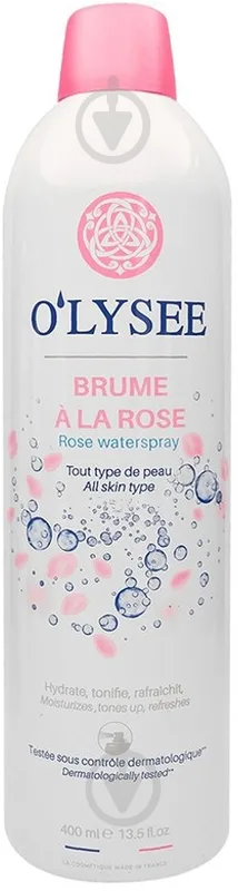 Спрей-міст O'LYSEE з ароматом троянди Rose Waterspray 400 мл