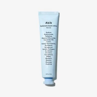 Abib Hyaluronic Boom Crème Water Tube – зволожуючий гель-крем з ектоїном і пантенолом 75 мл