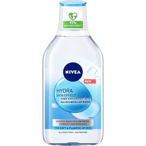 Міцелярна вода Nivea Hydra Skin Effect 400 мл