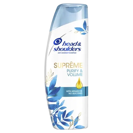 Шампунь проти лупи Head & Shoulders Supreme Очищення і Об'єм з аргановою олією, 270 мл