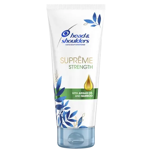 Бальзам-ополіскувач проти лупи Head & Shoulders Supreme Зміцнення, з аргановою олією і екстрактом бамбука, 220 мл