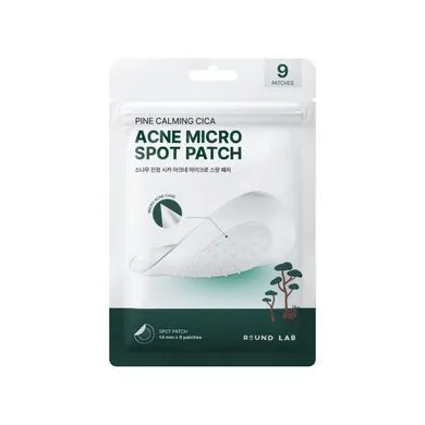 ROUND LAB Pine Calming Cica Acne Micro Spot Patch – мікроголкові патчі проти прищів 9 шт.