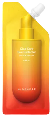 HIDEHERE Cica Care Sun Protector SPF 50+ PA++++ – сонцезахисний крем з центелою 25 мл.