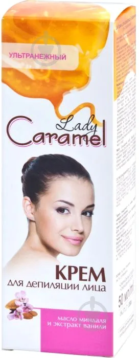 Крем для депіляції обличчя Lady Caramel ультраніжний 50 мл