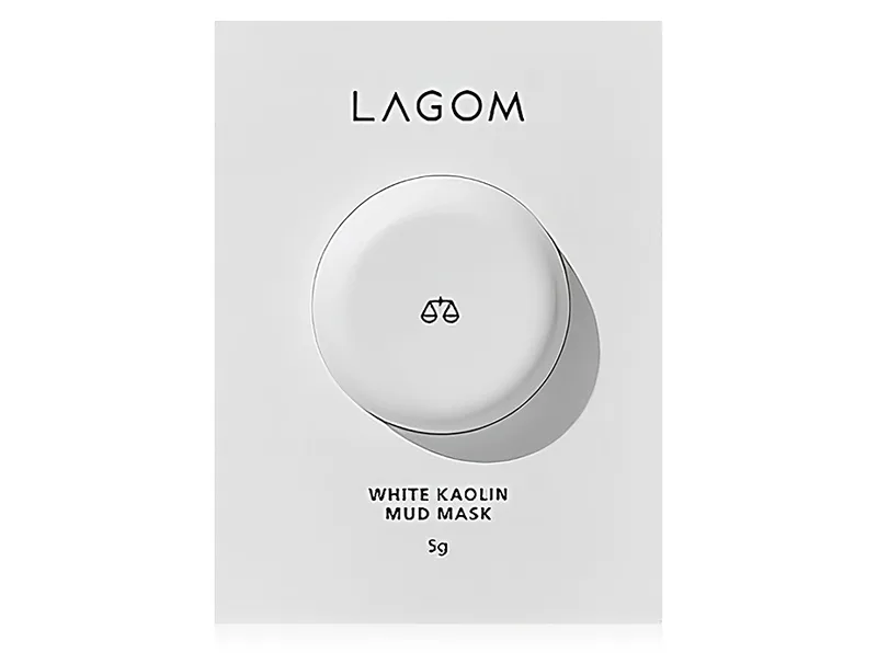 Очищаюча каолінова маска для обличчя Lagom White Kaolin Mud Mask, 5г