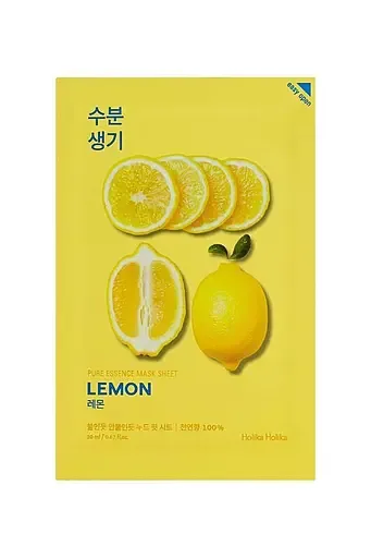 Тканинна маска для обличчя Holika Holika Pure Essence Mask Sheet Lemon, 20 мл