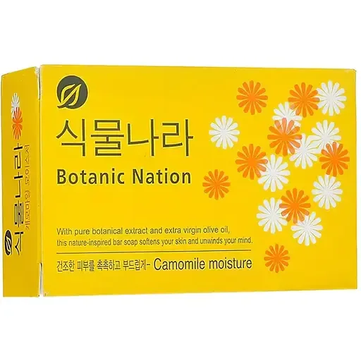 Мило туалетне Lion Botanic Nation Chamomile Soap з екстрактом ромашки 100 г