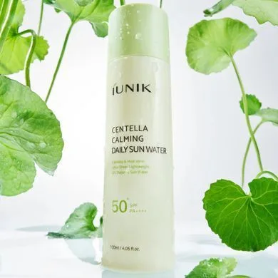 IUNIK Centella Calming Daily Sun Water – сонцезахисна есенція для обличчя SPF 50+ PA++++ 120 мл