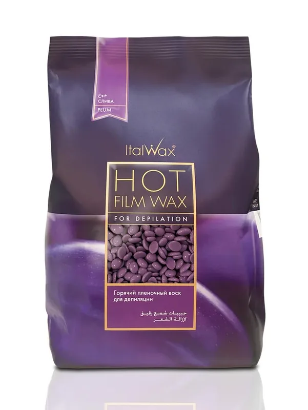 Віск у гранулах гарячий плівковий Italwax Слива 1 кг (211073)