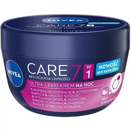 Крем для обличчя Nivea Care, нічний 100 мл (80192)