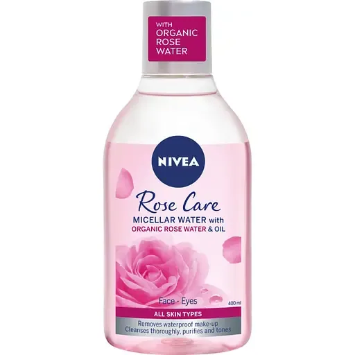 Двофазна міцелярна вода NIVEA Rose Care 400 мл