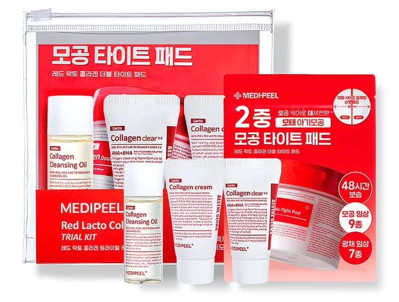 Набір мініатюр для обличчя з колагеном та лактобактеріями Medi-Peel Red Lacto Collagen Trial Kit