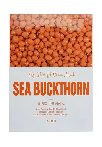 Тканинна маска з екстрактом обліпихи Apieu My Skin-Fit Sheet Mask Sea Buckthorn, 25 г