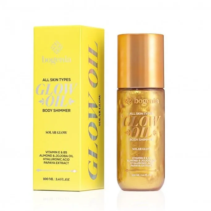 Олія-шимер для тіла Bogenia Glow Oil Body Shimmer Solar Glow 100 мл