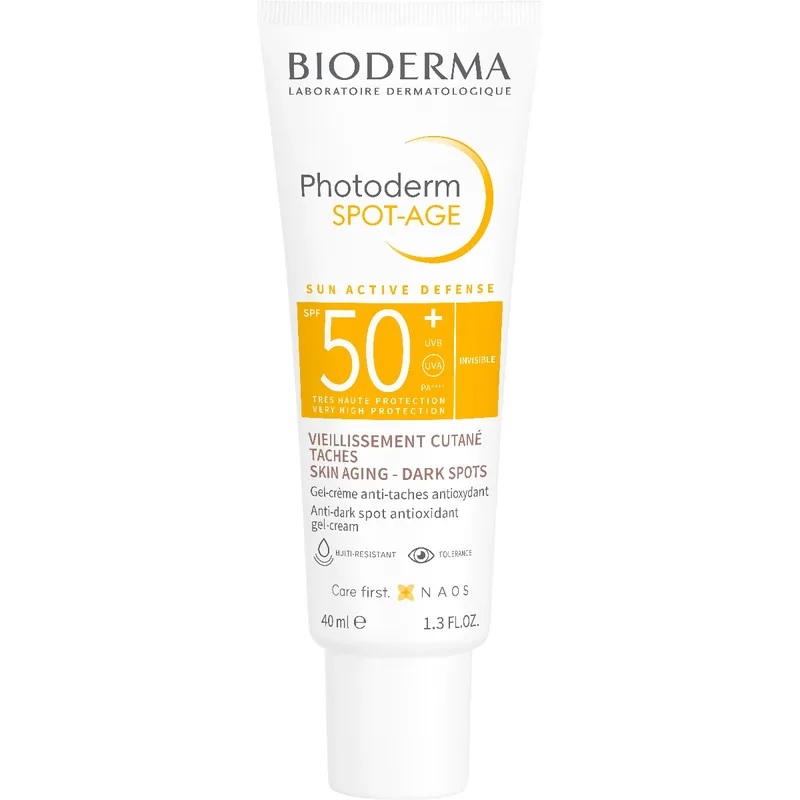 Сонцезахисний гель-крем для обличчя Bioderma Photoderm SPOT-AGE SPF 50+, 40 мл (28535B)
