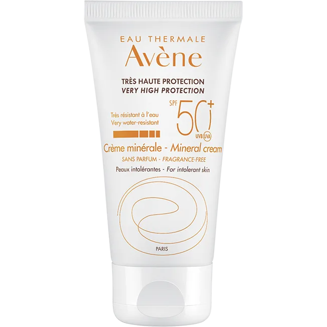 Сонцезахисний крем Avene (Авене) мінеральний SPF50 для надмірно чутливої шкіри 50 мл