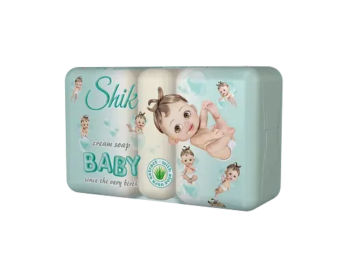 Крем-мило дитяче Shik з екстрактом алое вера, 350 г (5 шт. по 70 г)