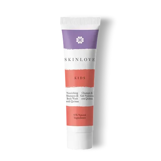 Поживний шампунь-гель для волосся і тіла Skinlove, з кіноа, 10 мл