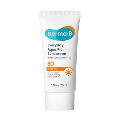 DERMA:B Everyday Aqua Fit Sunscreen – щоденний сонцезахисний крем для обличчя SPF50+ PA++++