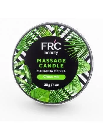 Масажна свічка для рук і тіла FRC Beauty SPA Цитрусовий Мікс 30 г (1331611132)