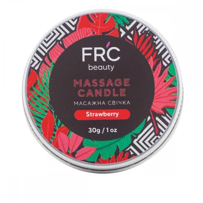 Масажна свічка для рук і тіла FRC Beauty SPA Полуниця 30 г (1331604131)