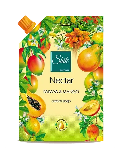 Крем-мило рідке Shik Nectar Папайя і Манго, дой-пак, 460 г