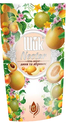 Гель-мило рідке Shik Nectar Диня та Абрикос, дой-пак, 300 г