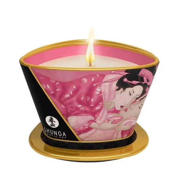 Масажна свічка Shunga MASSAGE CANDLE Rose Petals 170 мл