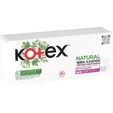 KOTEX прокладки щоденні Natural Normal плюс 18шт
