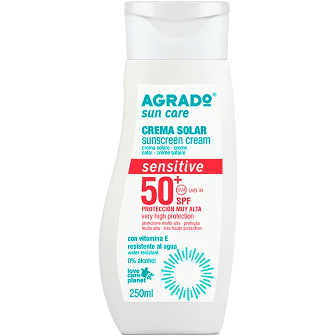 Крем Agrado (Аградо) сонцезахисний для чутливої шкіри SPF50+ 250 мл