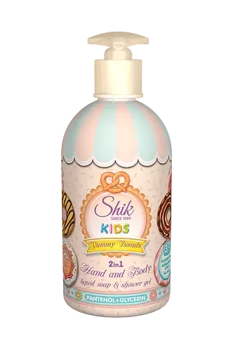 Дитяче рідке мило Shik Kids Yummy Donuts, з дозатором, 500 г