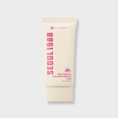 KSECRET SEOUL 1988 Sun: Collagen Complex 7 + Plum – сонцезахисний крем з колагеном SPF 50+ PA++++