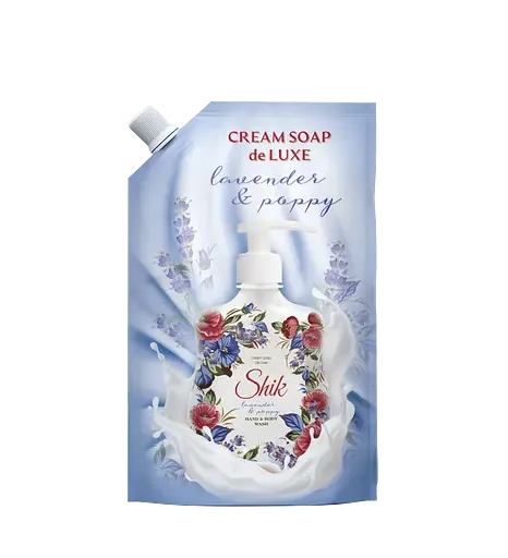Крем-мило рідке Shik Lavender & Poppy, дой-пак, 500 г