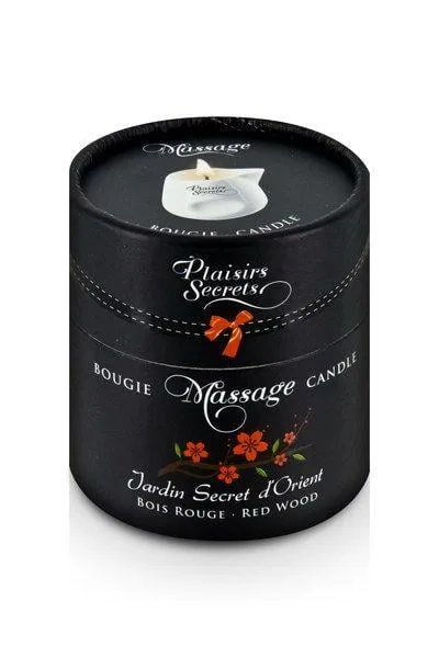 Масажна свічка Plaisirs Secrets Red Wood 80 мл