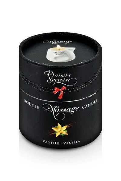 Масажна свічка Plaisirs Secrets Vanilla 80 мл